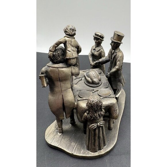 Tudor Mint Company A Christmas Carol Happy Ending Pewter Signed 1137 of 5000 - Picture 3 of 9